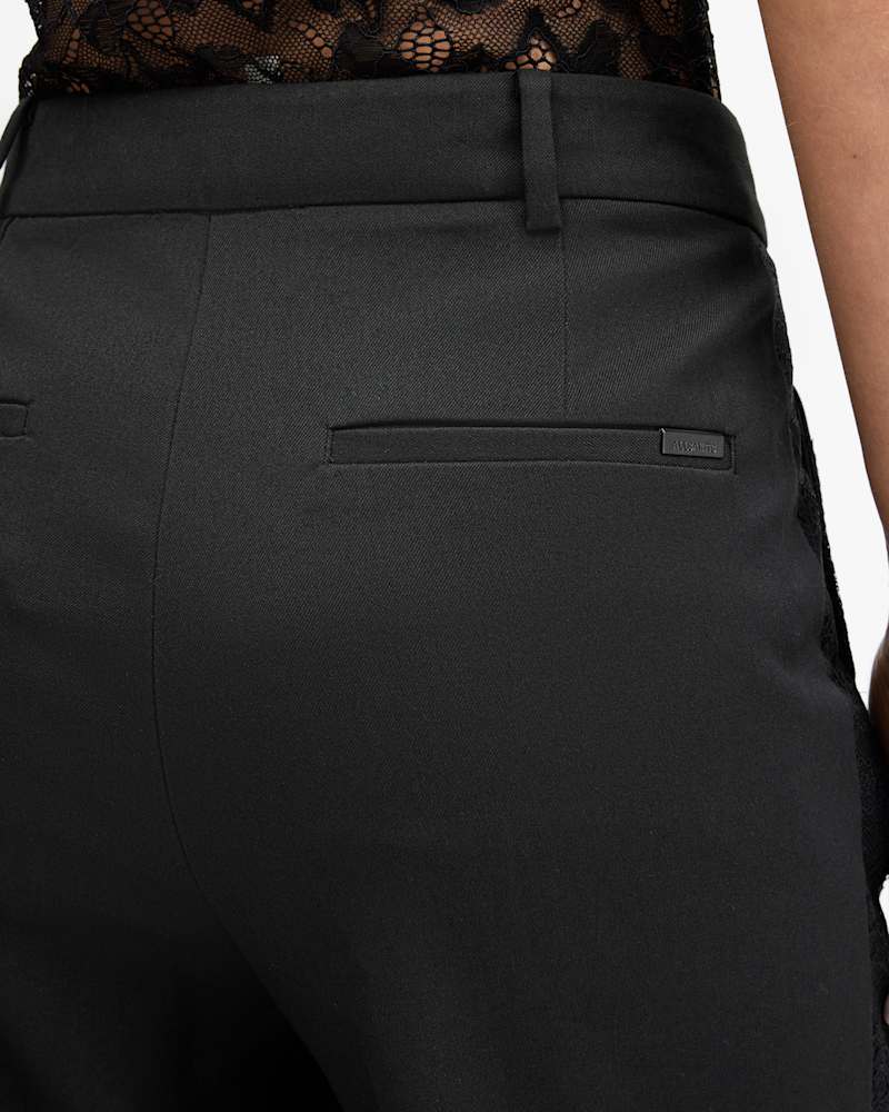 Lacey Lace Trim Trousers