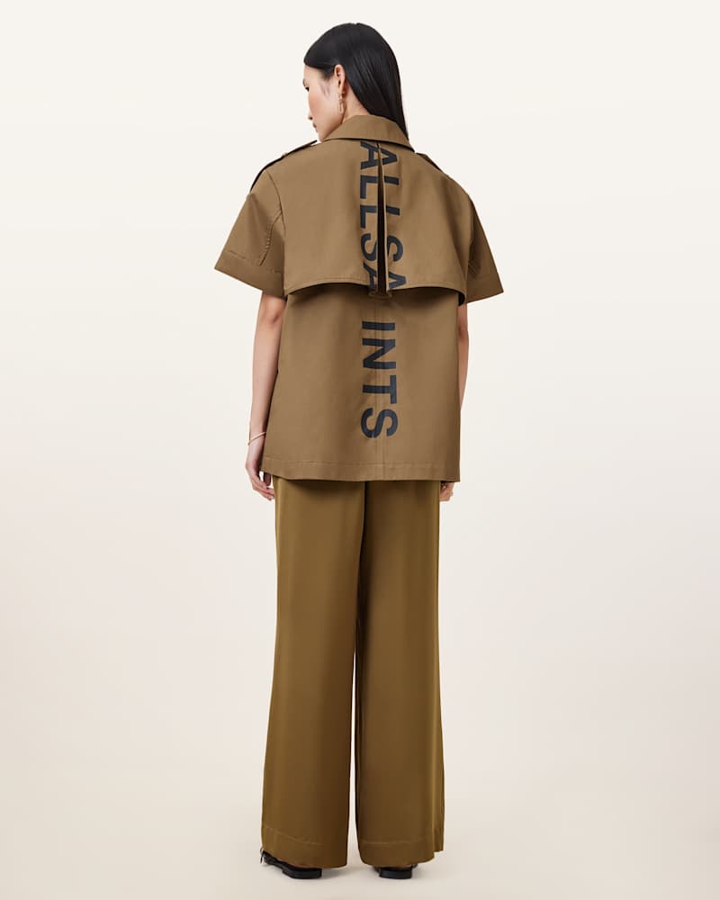 Alba Satin Wide Leg Trousers