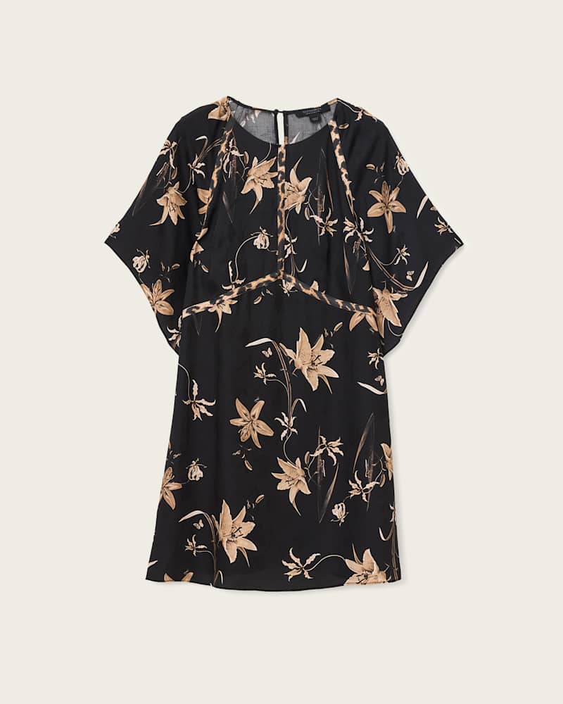 Xena Floral Print Mini Dress
