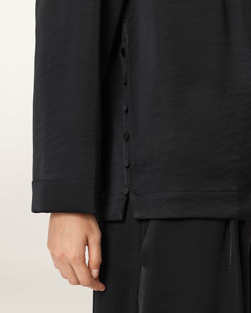 Leanne Satin Relaxed Top