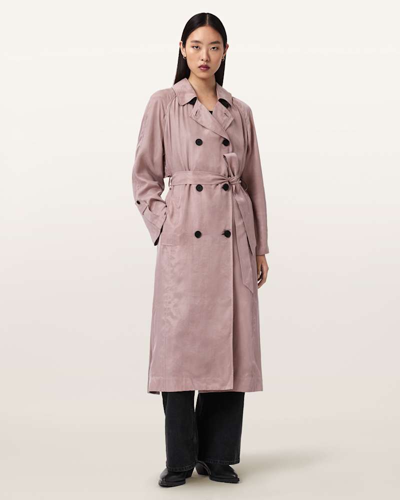 Lizie Double Breasted Trench Coat