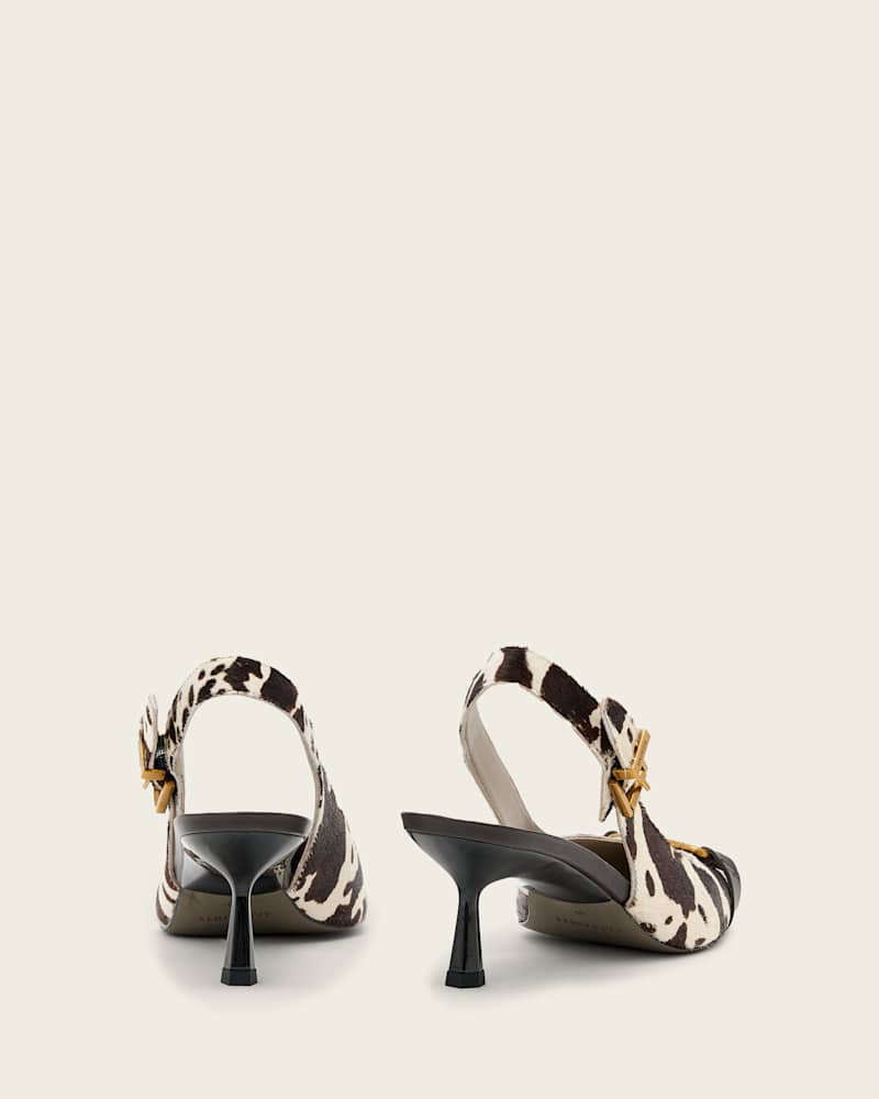 Hera Cowhide Slingback Shoes
