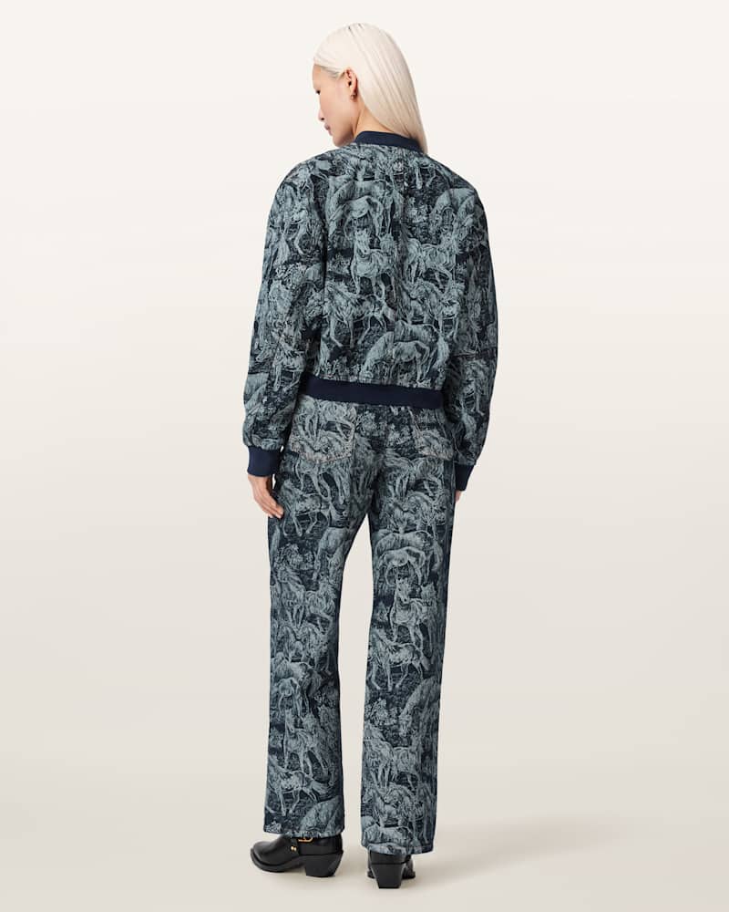 Blake Horse Jacquard Denim Jeans 