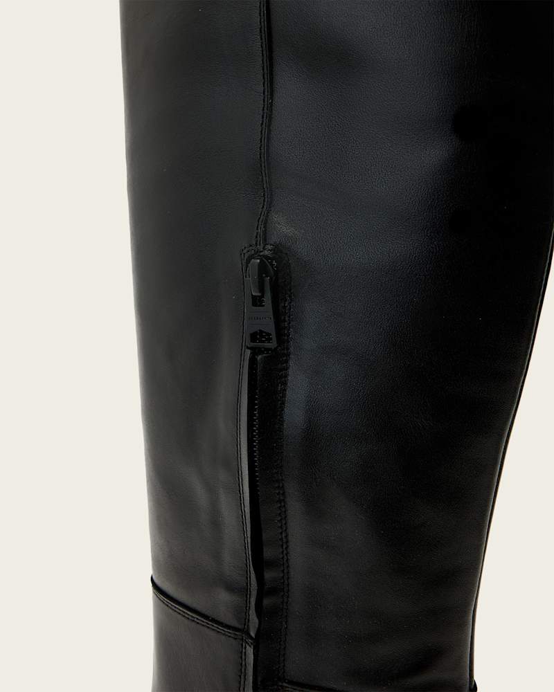 Reina Leather Zip Boots