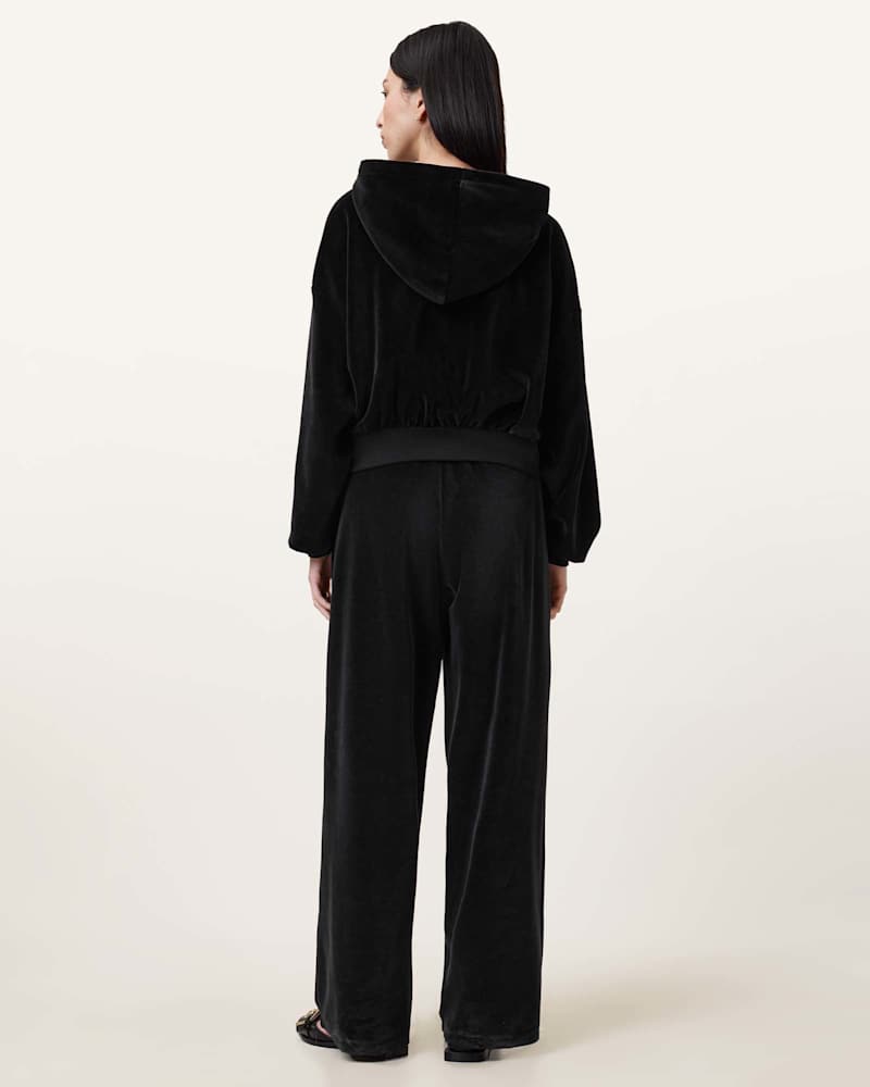 Vin Wide Leg Velvet Joggers