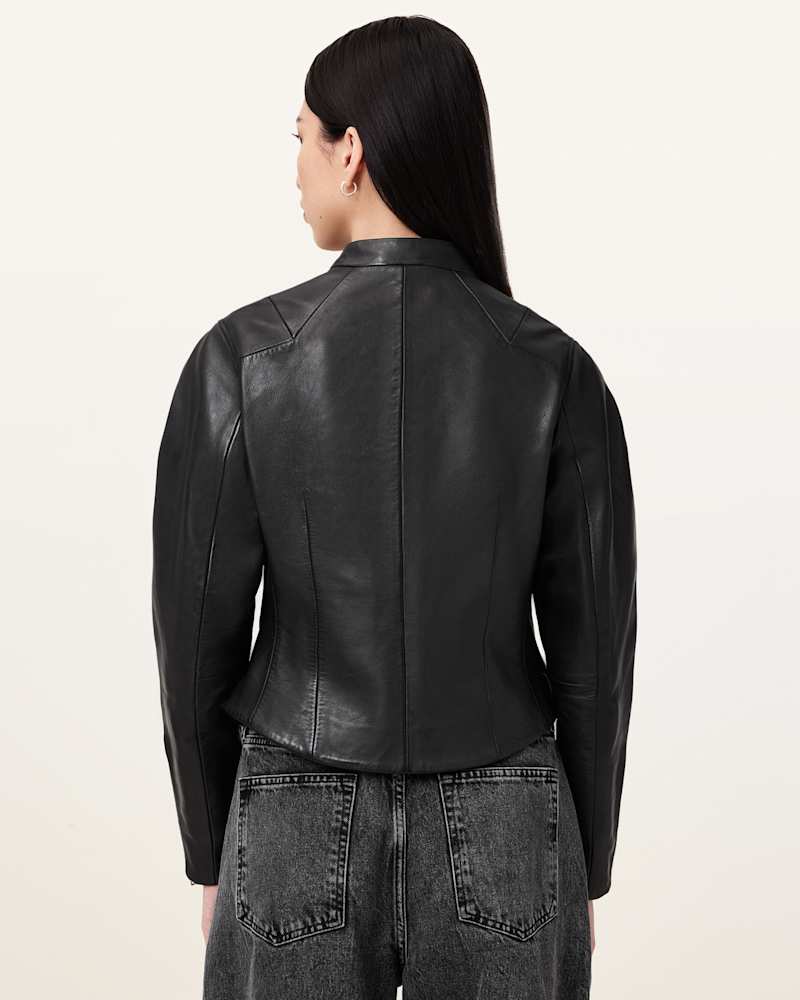 Rayna Leather Biker Jacket