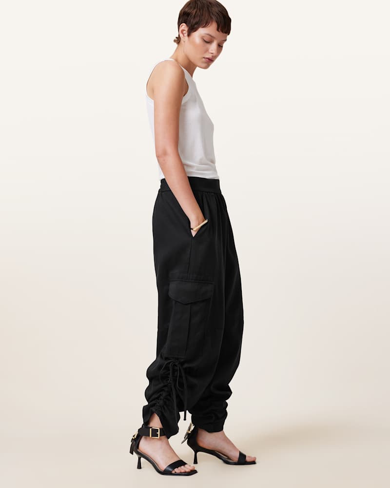 Kaye Relaxed Fit Tencel Trousers