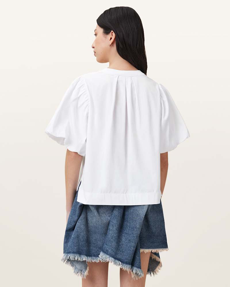 Jess Relaxed Woven T-Shirt