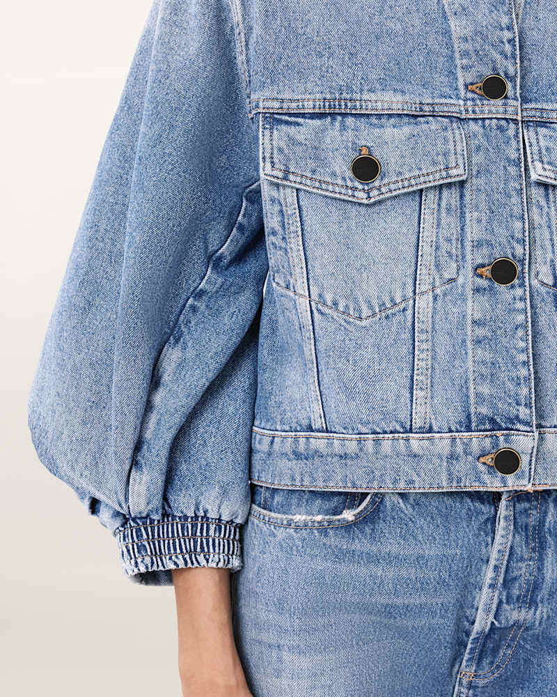 Luca Cropped Denim Jacket
