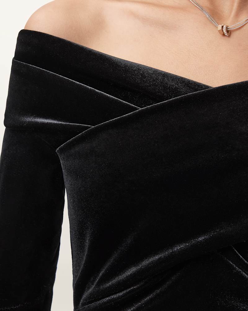 Delta Velvet Midi Dress