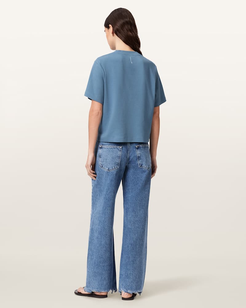 Tia Wide Leg Denim Jeans