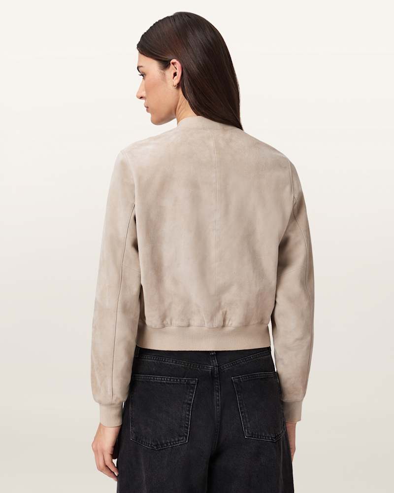 Orten Suede Bomber Jacket