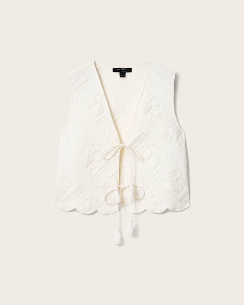 Mona Quilted Cropped Waistcoat