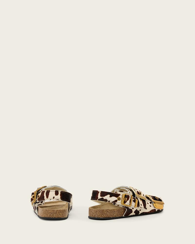 Staffa Cowhide Buckle Sandals