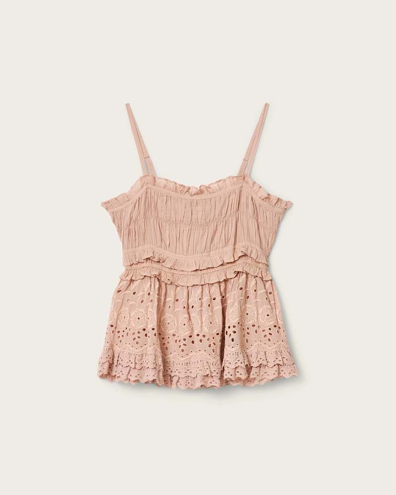 Camille Embroidered Lace Top