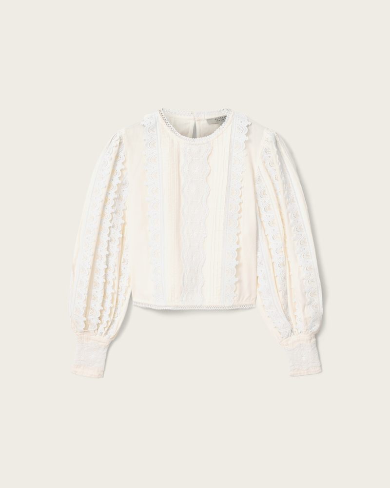 Hart Lace Embroidered Top