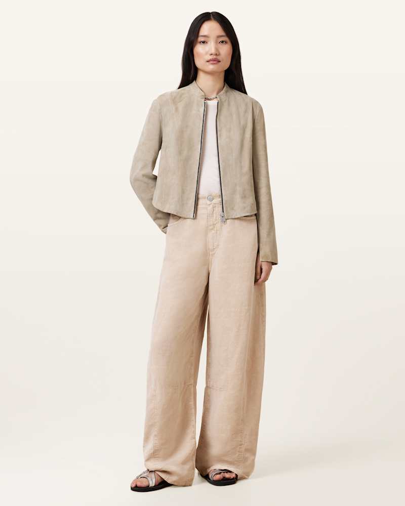 Sadler Slim Fit Suede Jacket