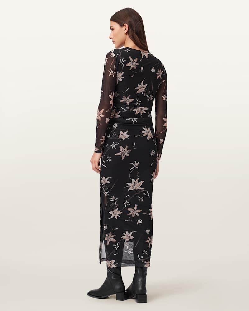 Caia Mesh Maxi Dress