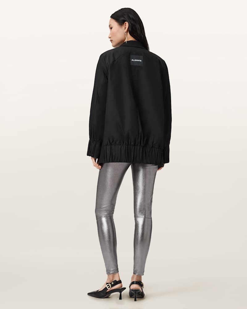 Cora High-Rise Leather Leggings