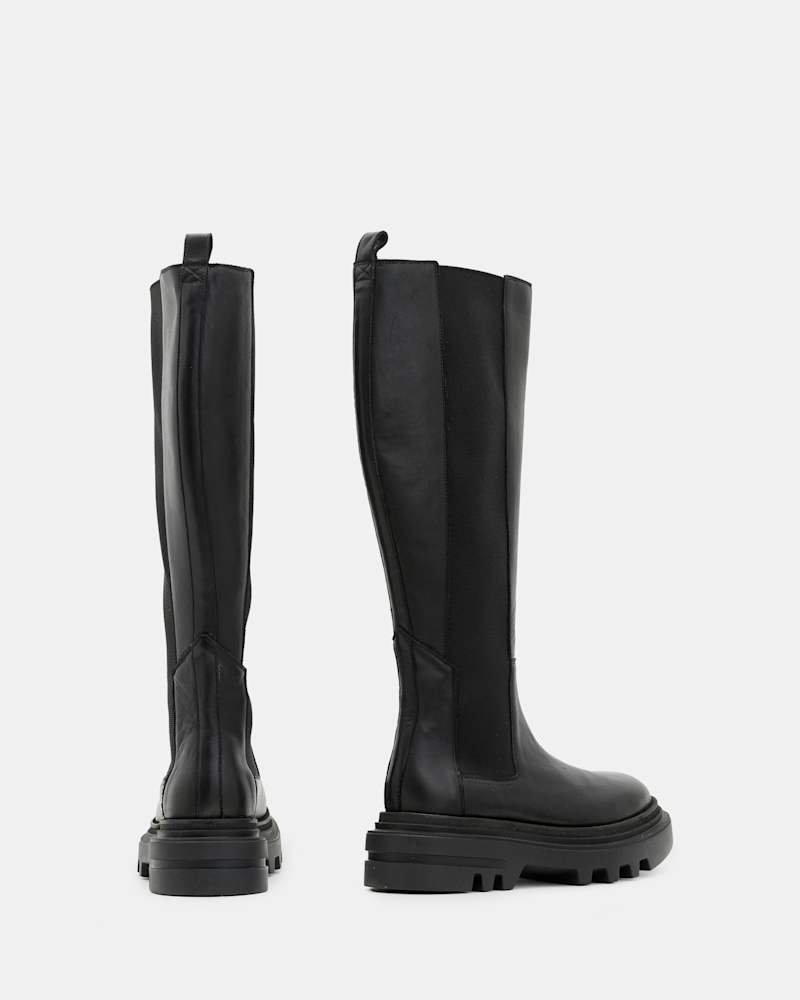 Monica Knee High Leather Boots