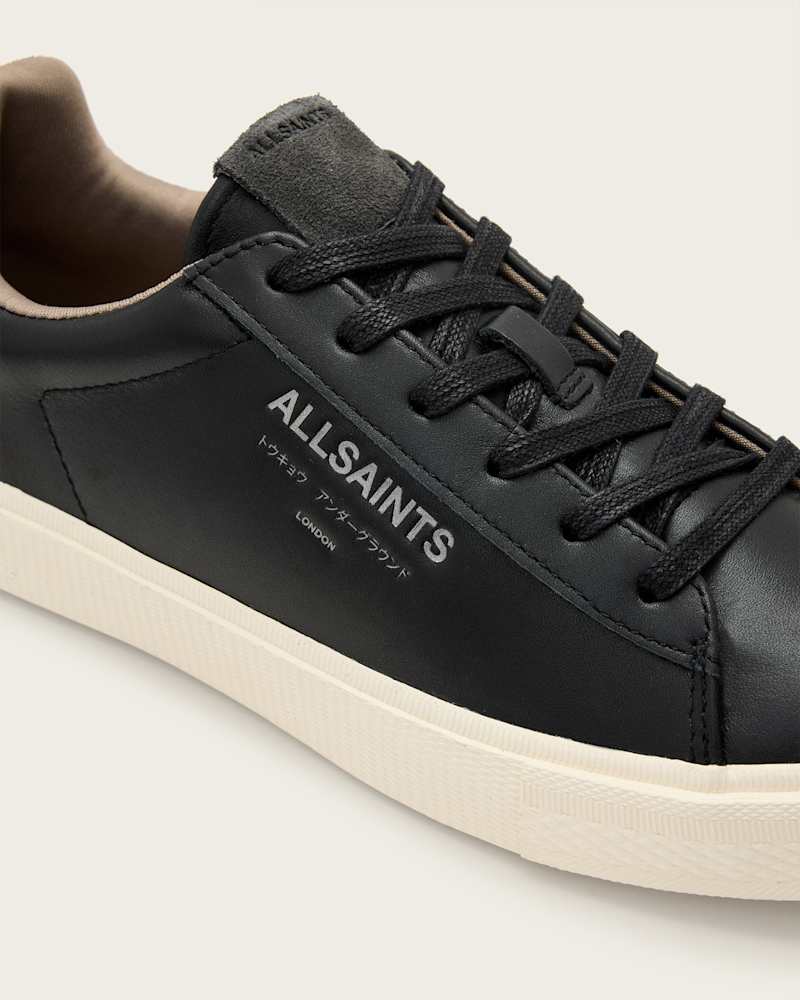 Underground Leather Low Top Trainers