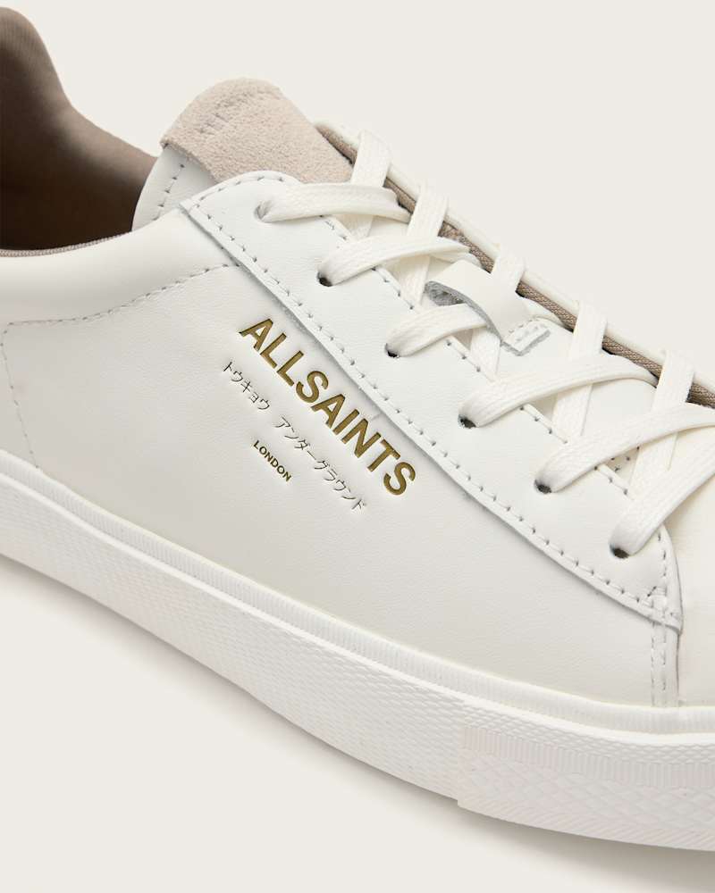 Underground Leather Low Top Trainers