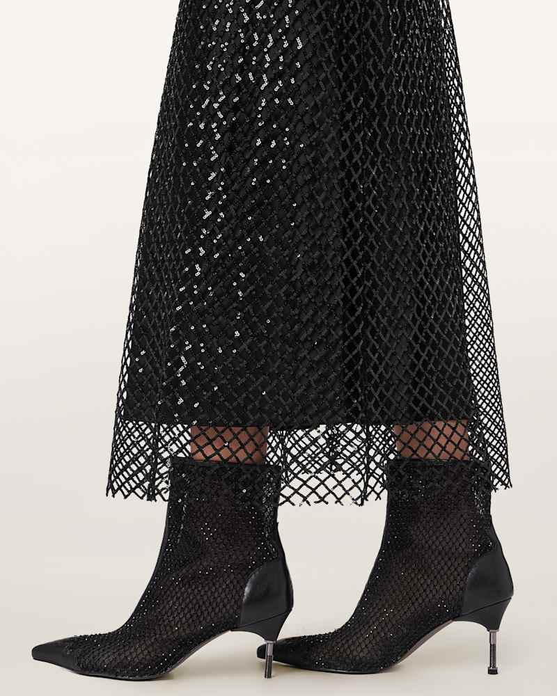 Chantelle Sequin Midi Slip Dress