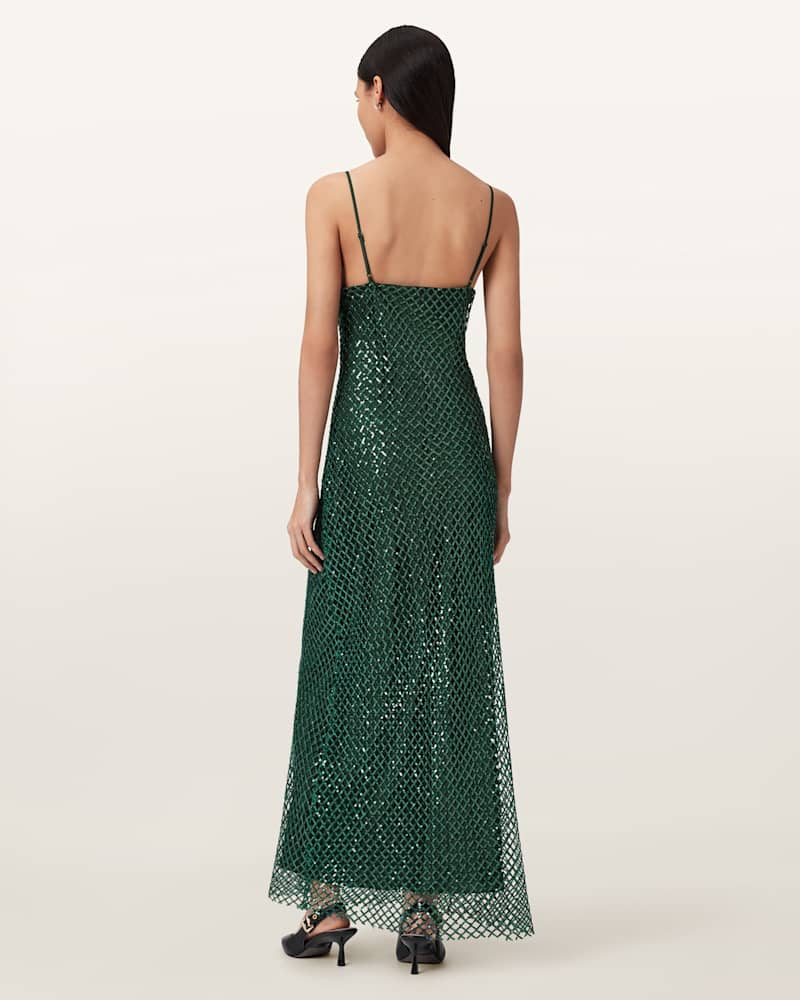 Chantelle Sequin Midi Slip Dress
