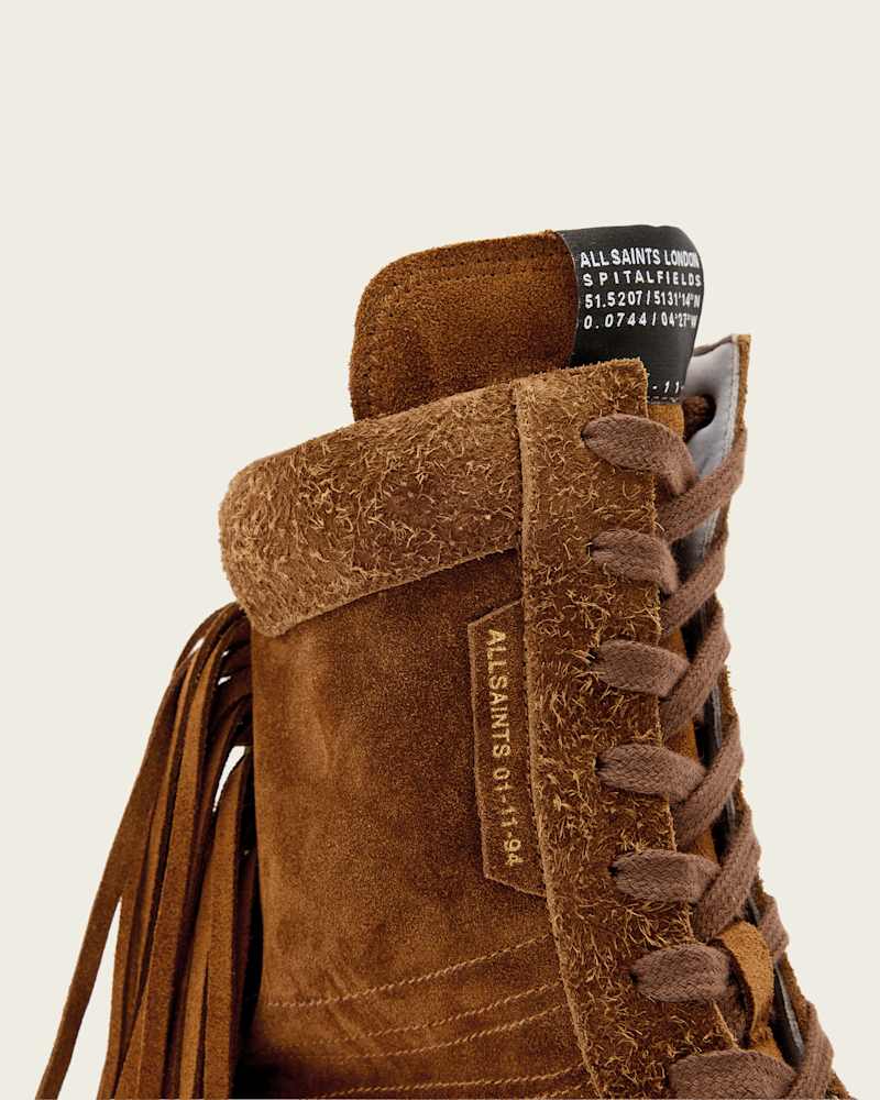Louise Suede Fringe Trainers