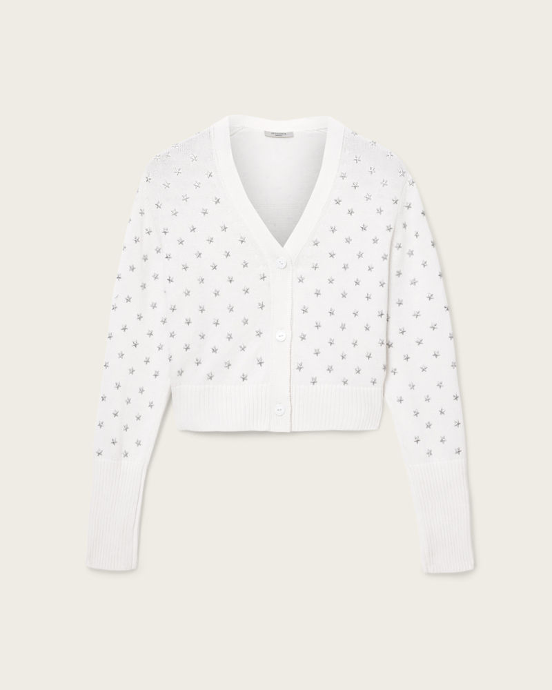 Mazzy Cropped Embellished Cardigan