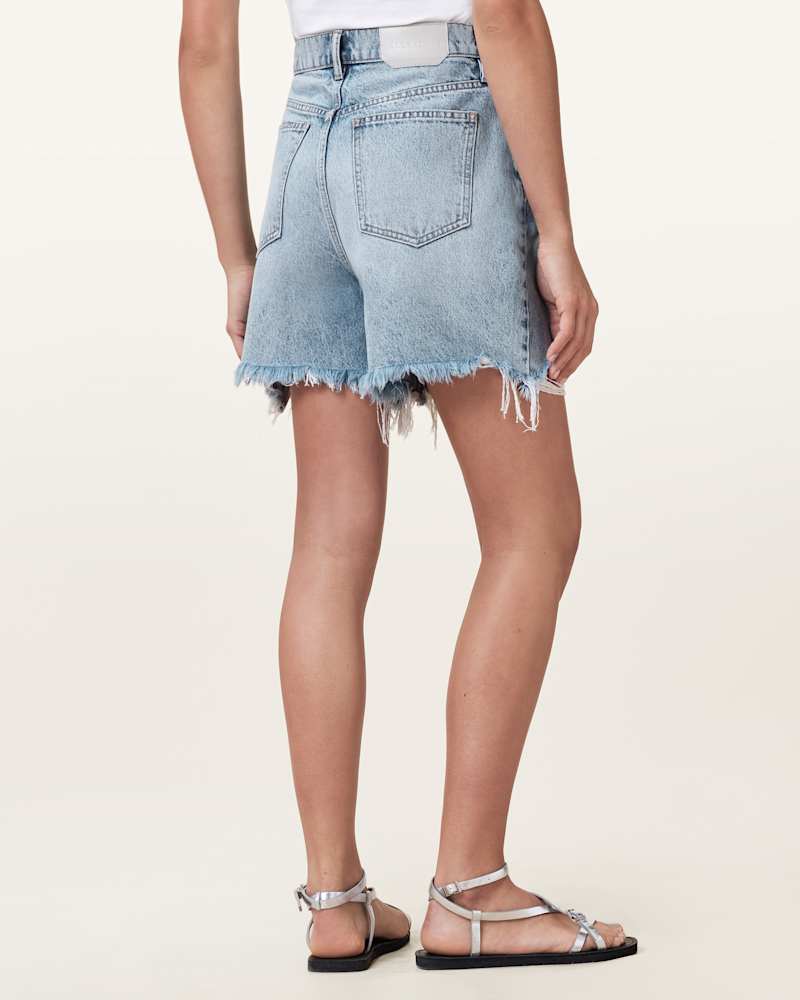 Doris Wide Leg Denim Shorts