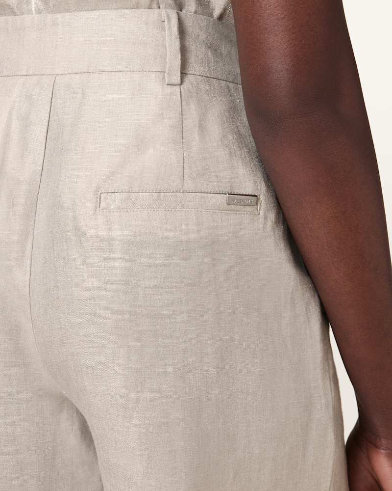 Averie Relaxed Fit Linen Shorts