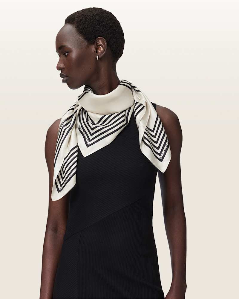 Gothic AllSaints Silk Scarf