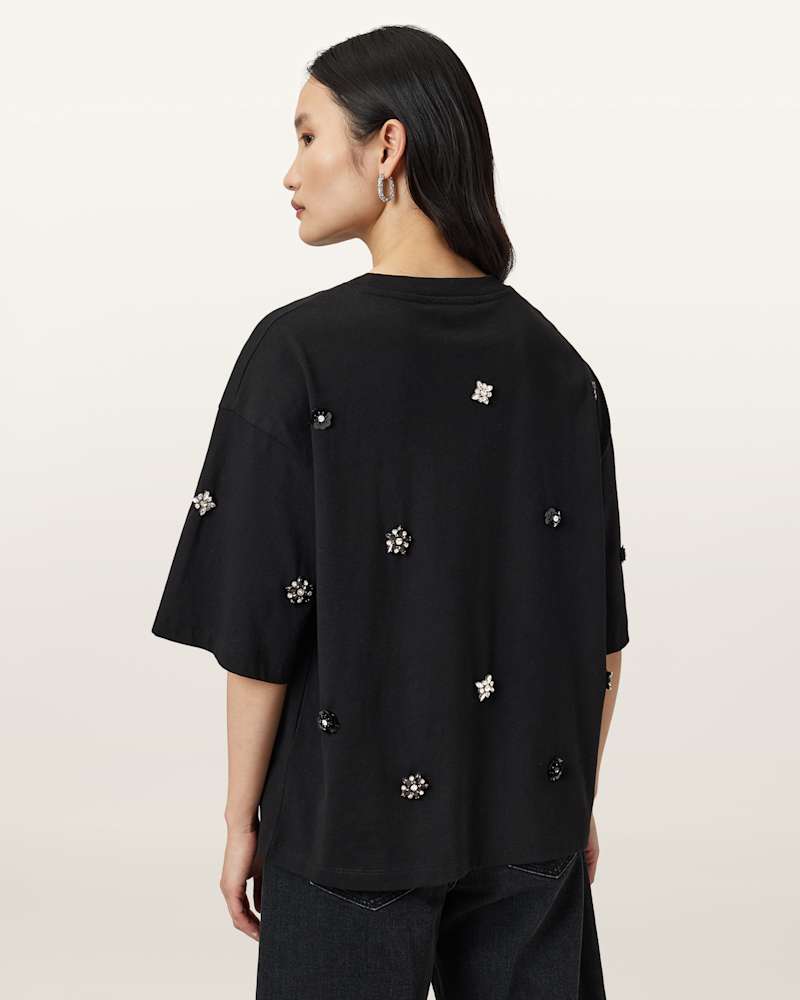 Amelie Embellished Oversized T-shirt