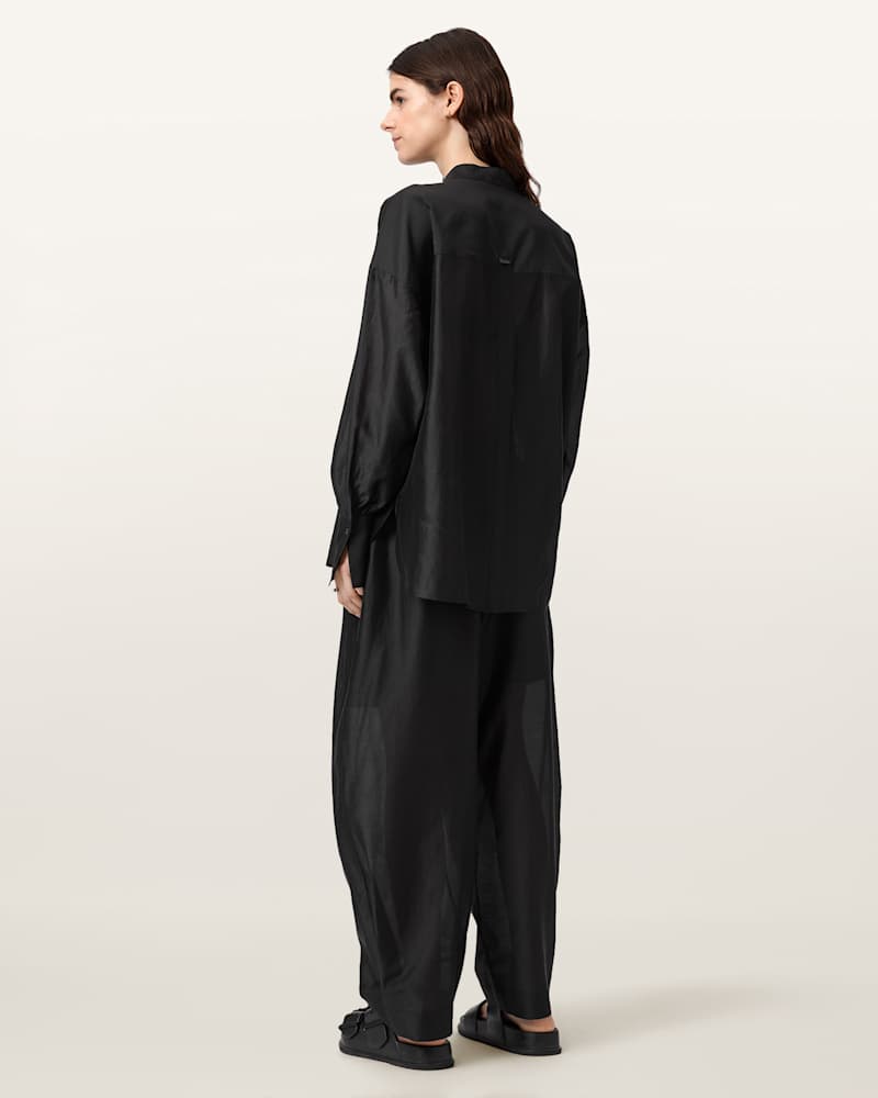 Becca Wide Leg Sheer Trousers