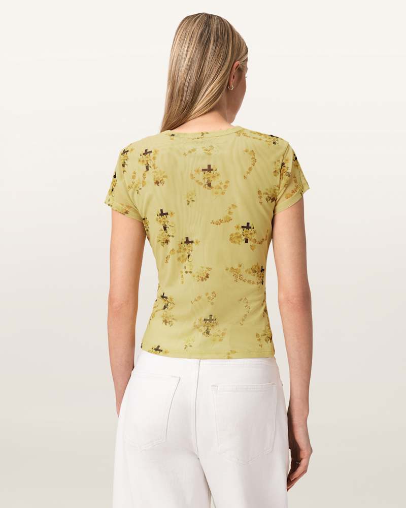 Ellie Mesh Floral T-Shirt