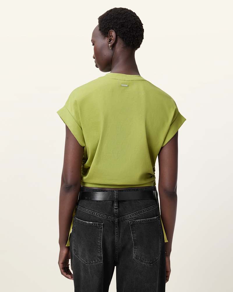 Mira Cropped Drawcord T-Shirt