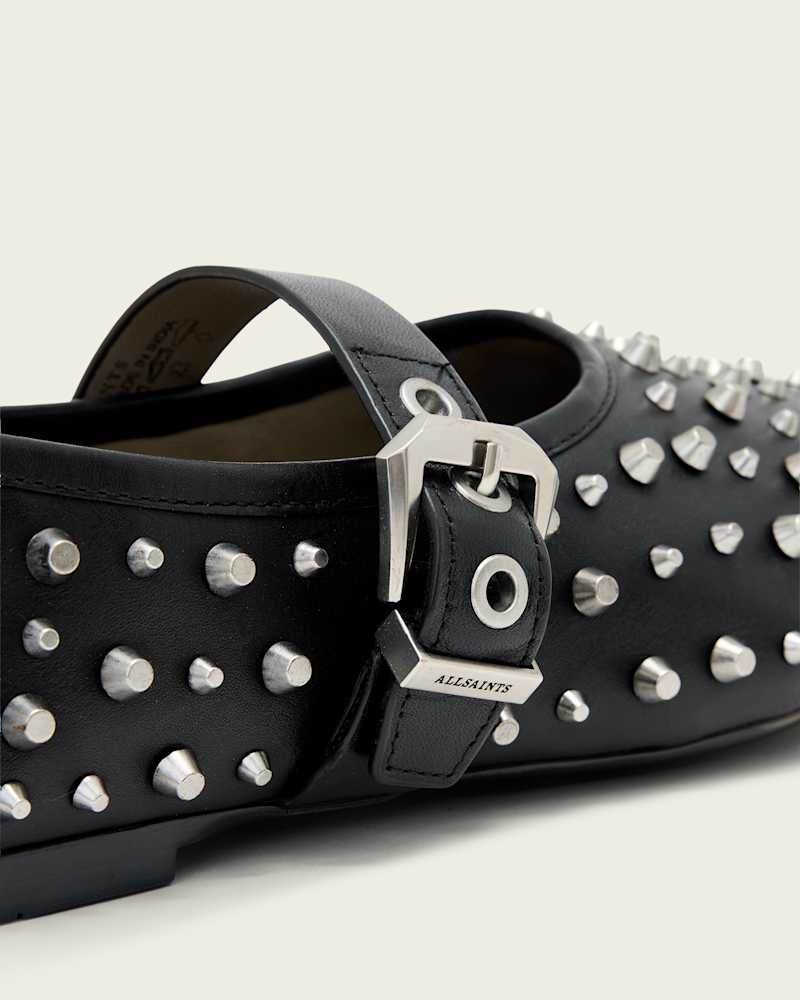 Sabine Leather Stud Shoes