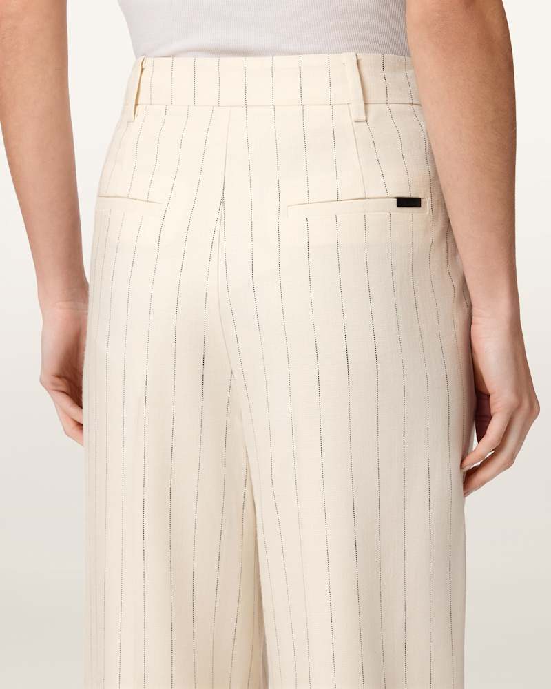 Olga Wide Leg Pleated Trousers