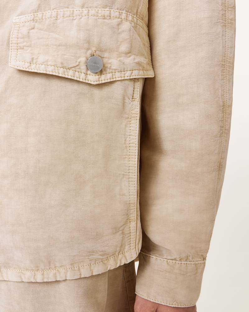 Hettie Oversized Linen Blend Shacket