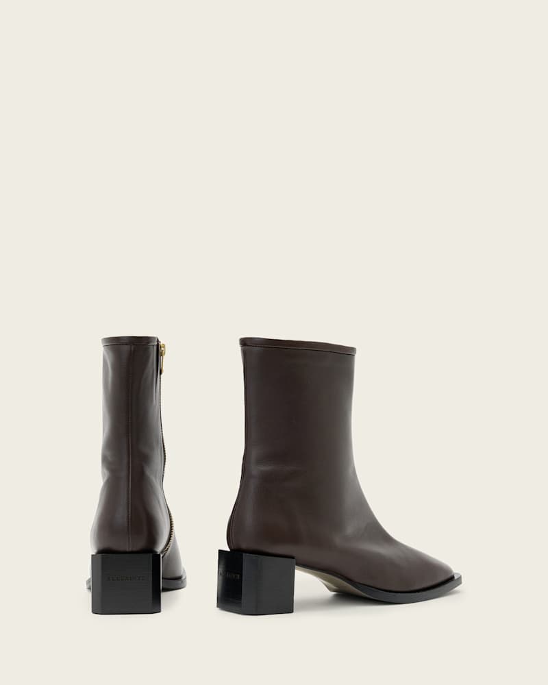 Avril Leather Ankle Boots