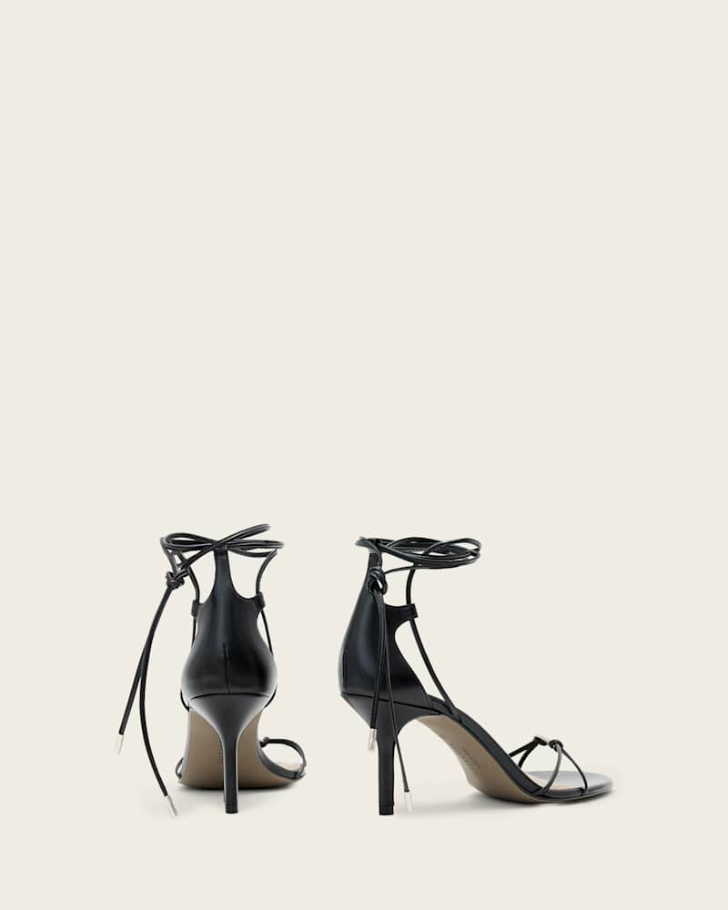 Ali Leather Siletto Sandals