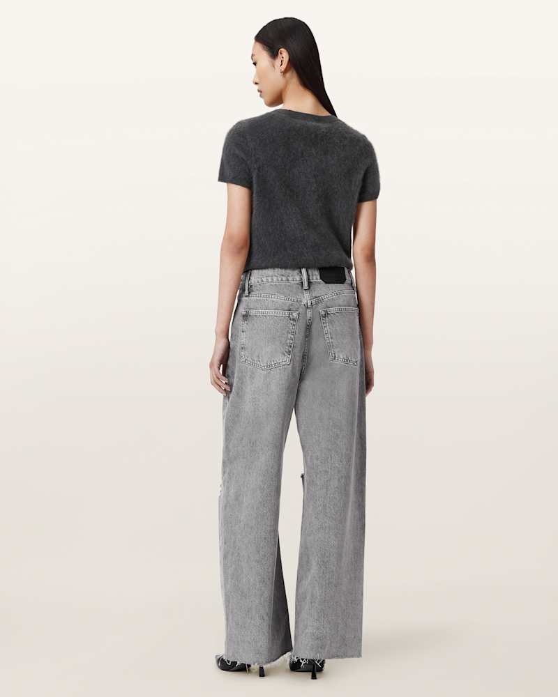 Aki Mid Rise Crossover Jeans