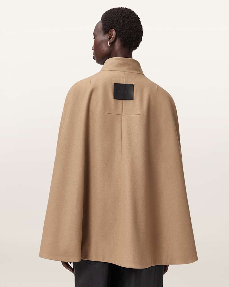 Lunis Wool Cape Coat