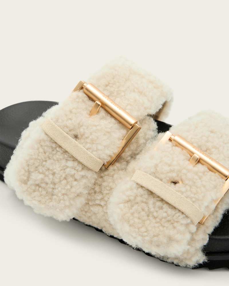 Sian Sherpa Lined Leather Sandals