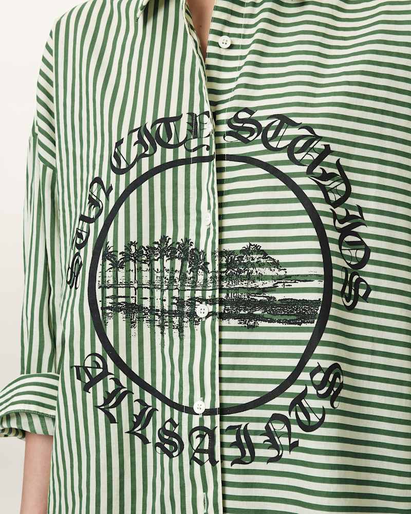 Adrianne Relaxed Fit Striped Shirt