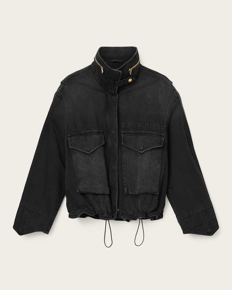 Clay Denim Cropped Jacket