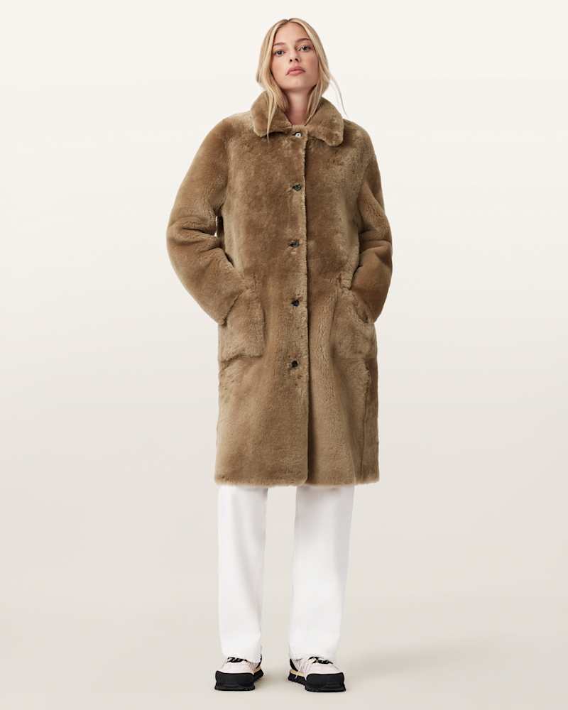 Serra Reversible Shearling Coat