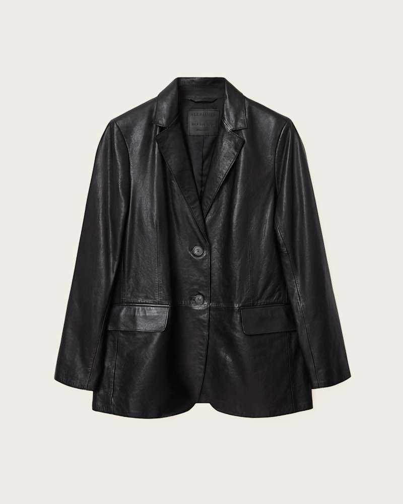 Arna Leather Blazer