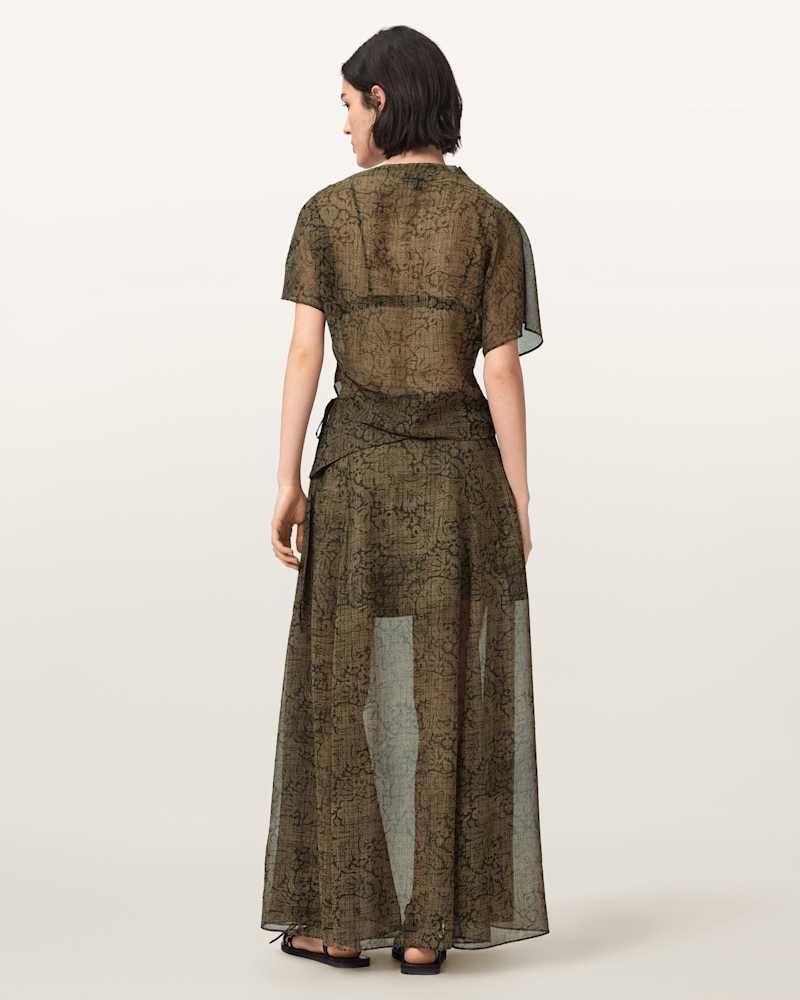 Sali Mesh Maxi Skirt